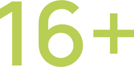 16+ years